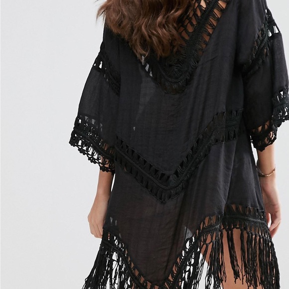 Crochet 🧶 Kimono-Multi Print Pant & Swimsuit Set - Picture 4 of 14